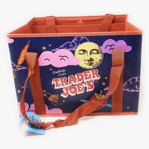 Trader Joe's collapsible Reusable Shopping Bag NEW with tags